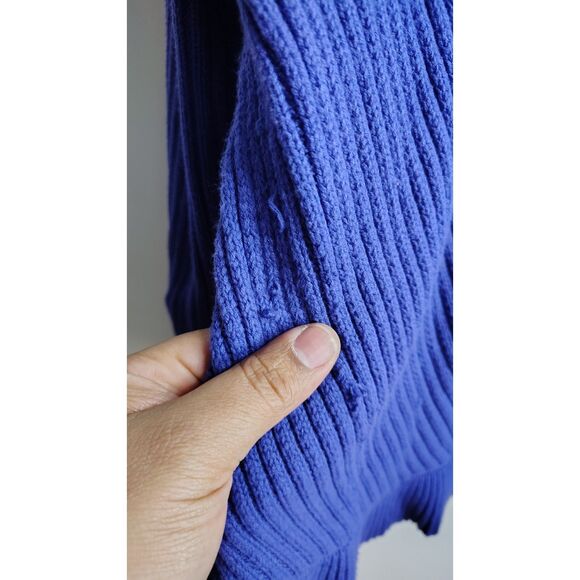 Denim 27/7 Blue knit double button cardigan - Picture 5 of 7